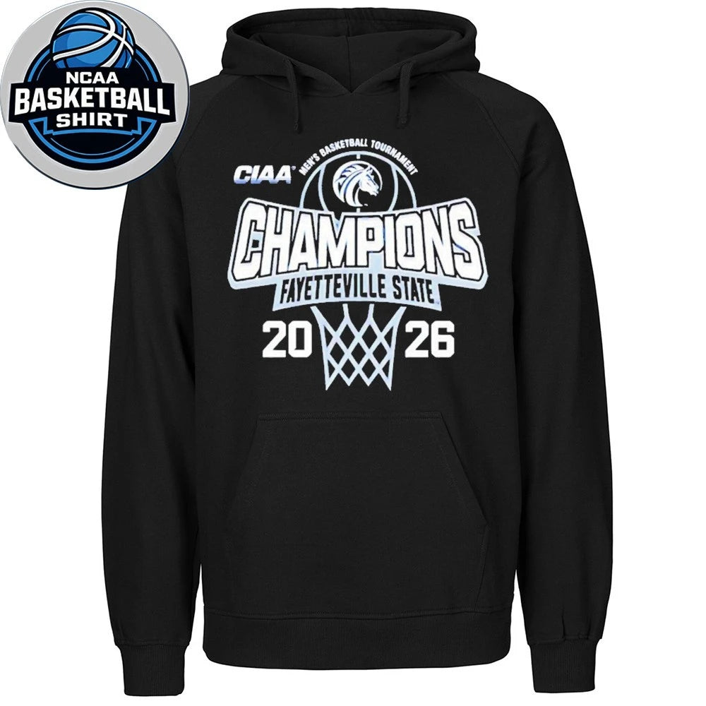 Fayetteville State Men’s Basketball 2026 CIAA Tournament Champions Logo Shirt