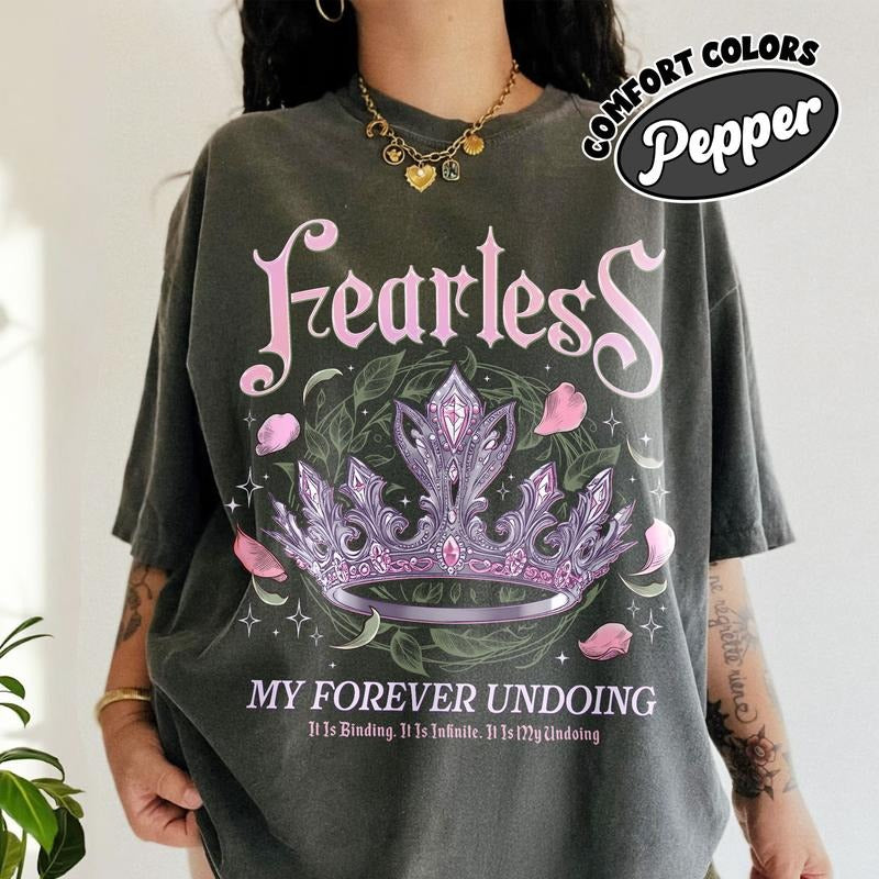 Fearless Bookish Comfort Colors Shirt, Powerless Series Shirt, Powerless Lauren Roberts Inspired, Kai And Paedyn Shirt,...