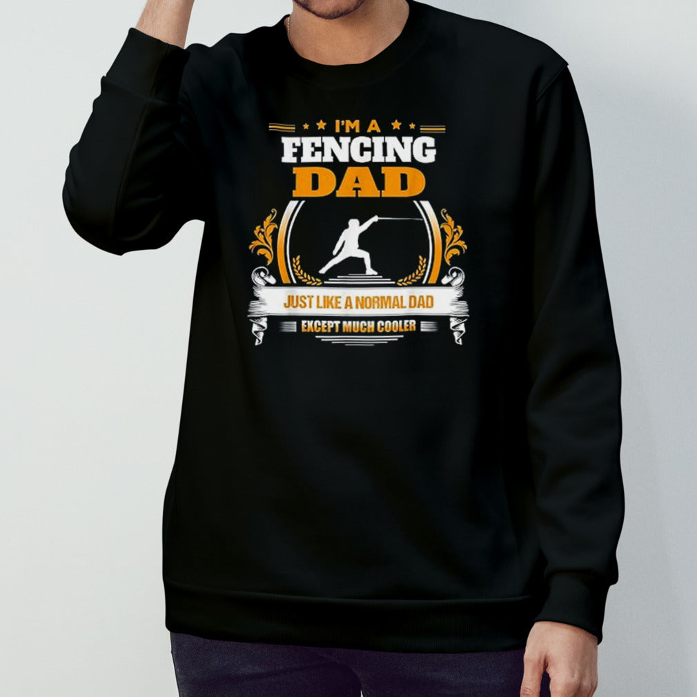 Fencing Dad Christmas For Dad Long Sleeve T Shirt