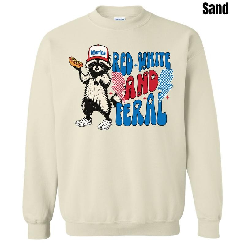 Feral America Sweatshirt 'NLB' T-Shirts, Hoodie | HypeCrazeTee.com