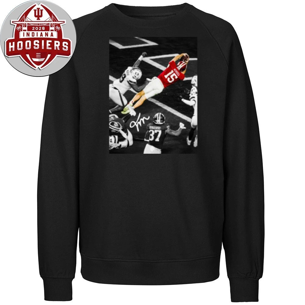 Fernando Mendoza Iconic Indiana National Champss Signature 2026 Tee Shirt