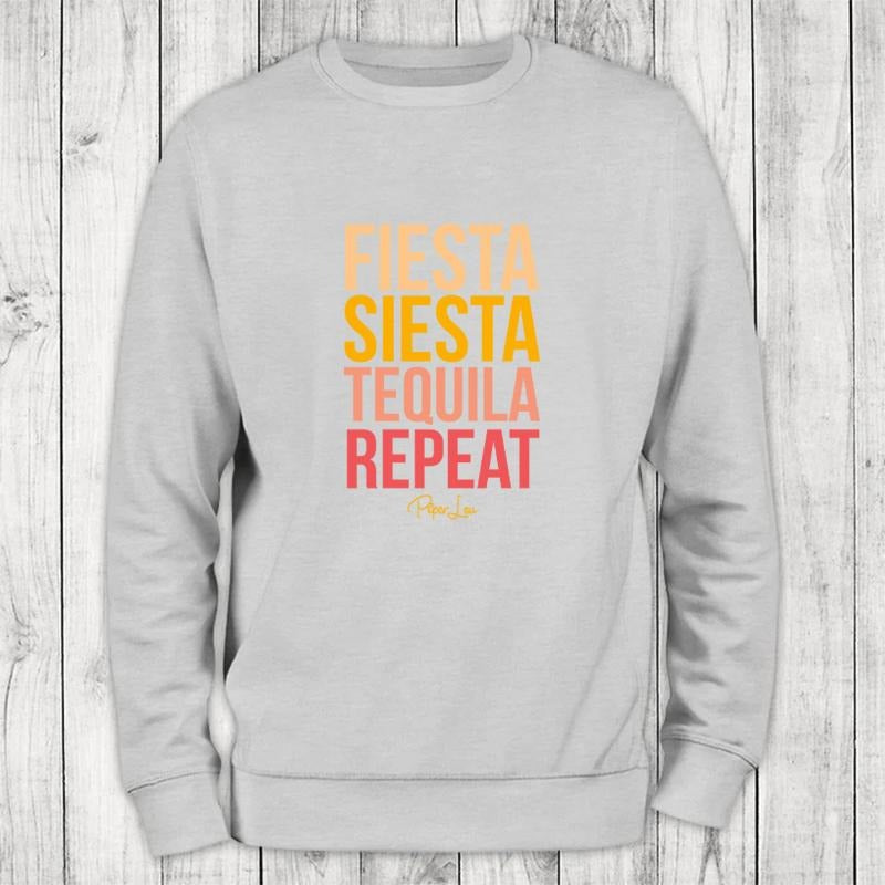 Fiesta Siesta Tequila Repeat Color Sweatshirt T-Shirts, Hoodie | HypeCrazeTee.com