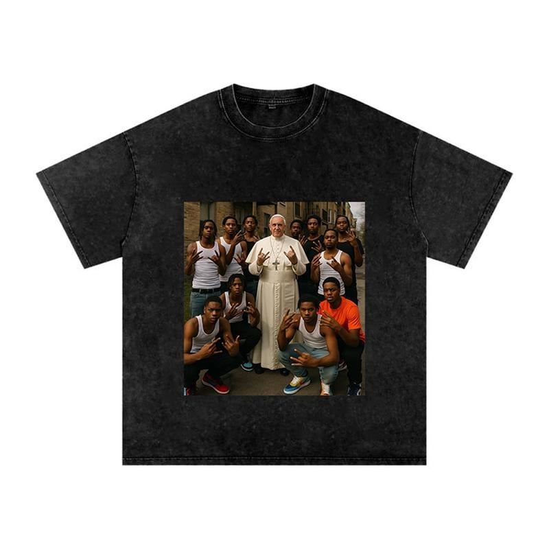 First American Pope Shirt Pope From Oblock Pack to da Hood Tee Hoodie, Sweatshirt | HypeCrazeTee.com