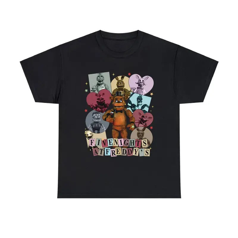Five Nights At Freddy's Spooky Gamer T-Shirt Halloween Costume Tee Unisex Cotton Tshirt Hoodie, Sweatshirt | HypeCrazeTee.com