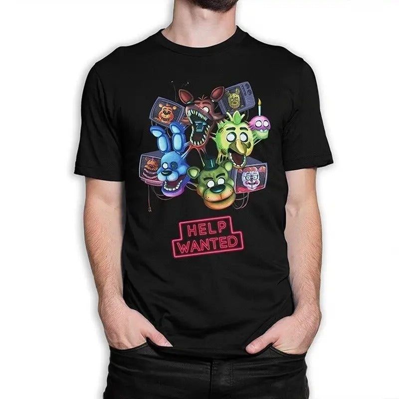 Five Nights at Freddy's Help Wanted T-Shirt, FNAF Shirt Unisex Full Size Hoodie, Sweatshirt | HypeCrazeTee.com