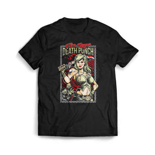 Five Finger Death Punch Assassin Mens T-Shirt Tee
