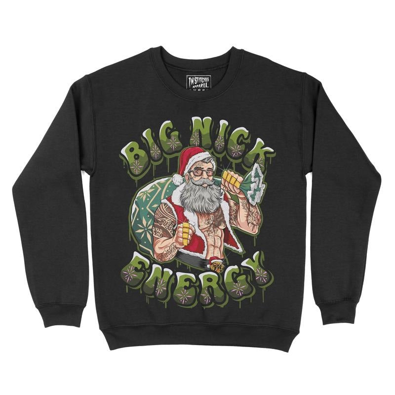 Fleece Crewneck Sweatshirt - Big Nick Energy Casual Classic Casual Classic T-Shirts, Hoodie | HypeCrazeTee.com