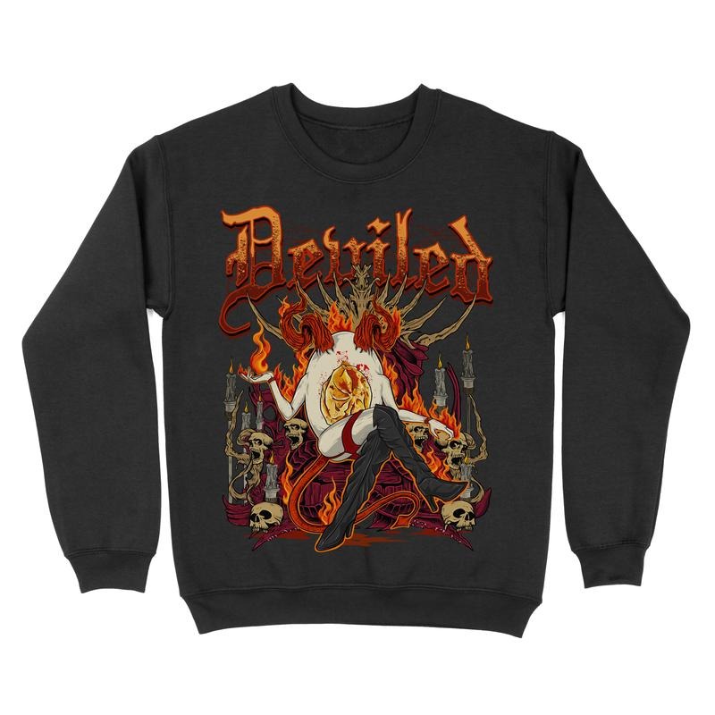 Fleece Crewneck Sweatshirt - Deviled Eggs Graphic T-Shirts, Hoodie | HypeCrazeTee.com