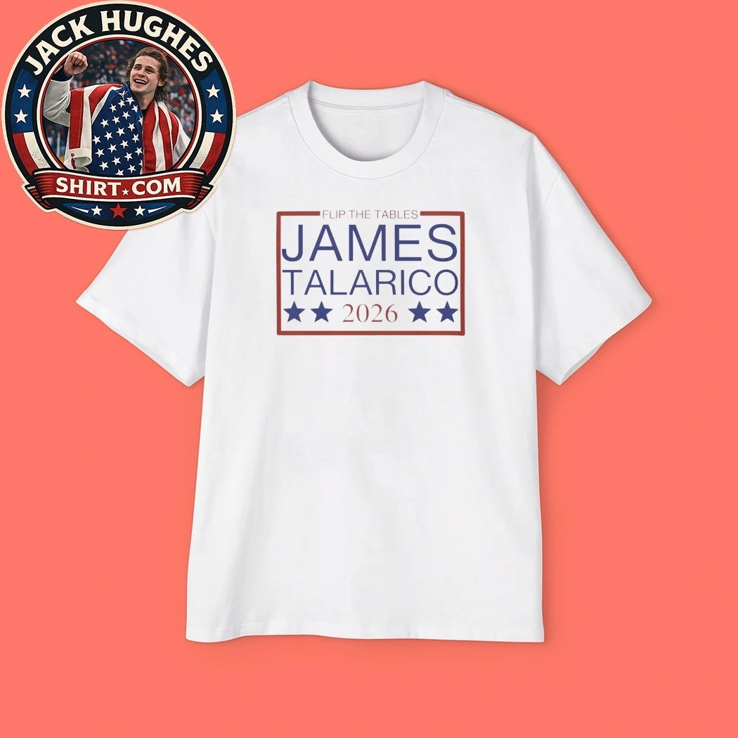 Flip The Tables James Talarico 2026 Senate T-Shirt