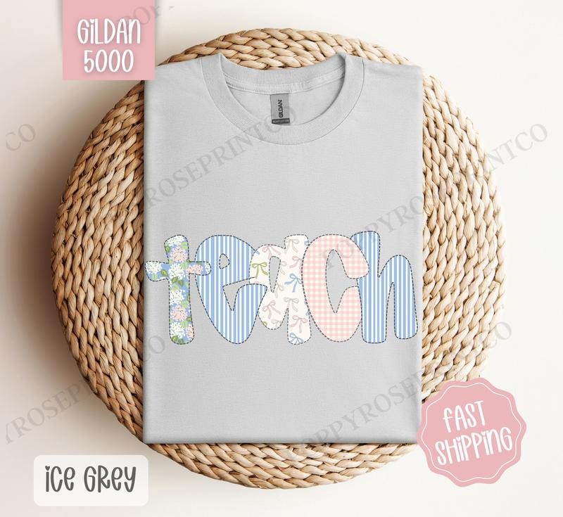 Floral Teacher Gildan Shirt, Cute Spring Teach Tshirt, Teacher Appreciation Gift Hoodie, Sweatshirt | HypeCrazeTee.com