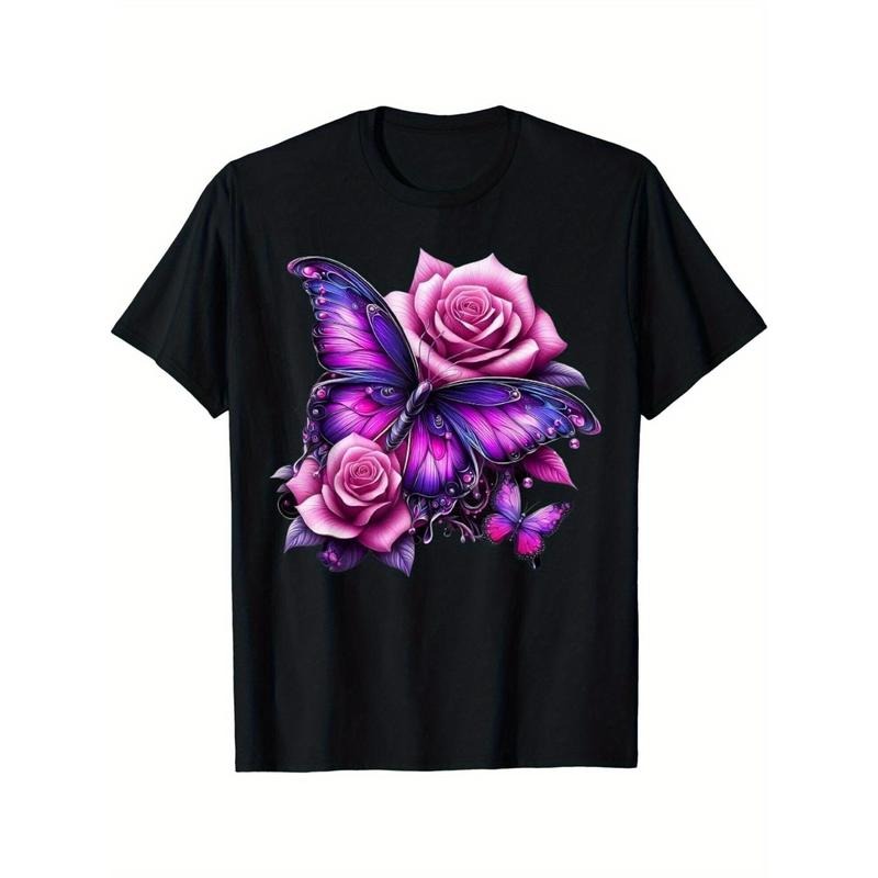 Floral Butterfly Cotton Prints New Trend Everything Goes Together Made USA T-Shirts, Hoodie, Sweatshirt