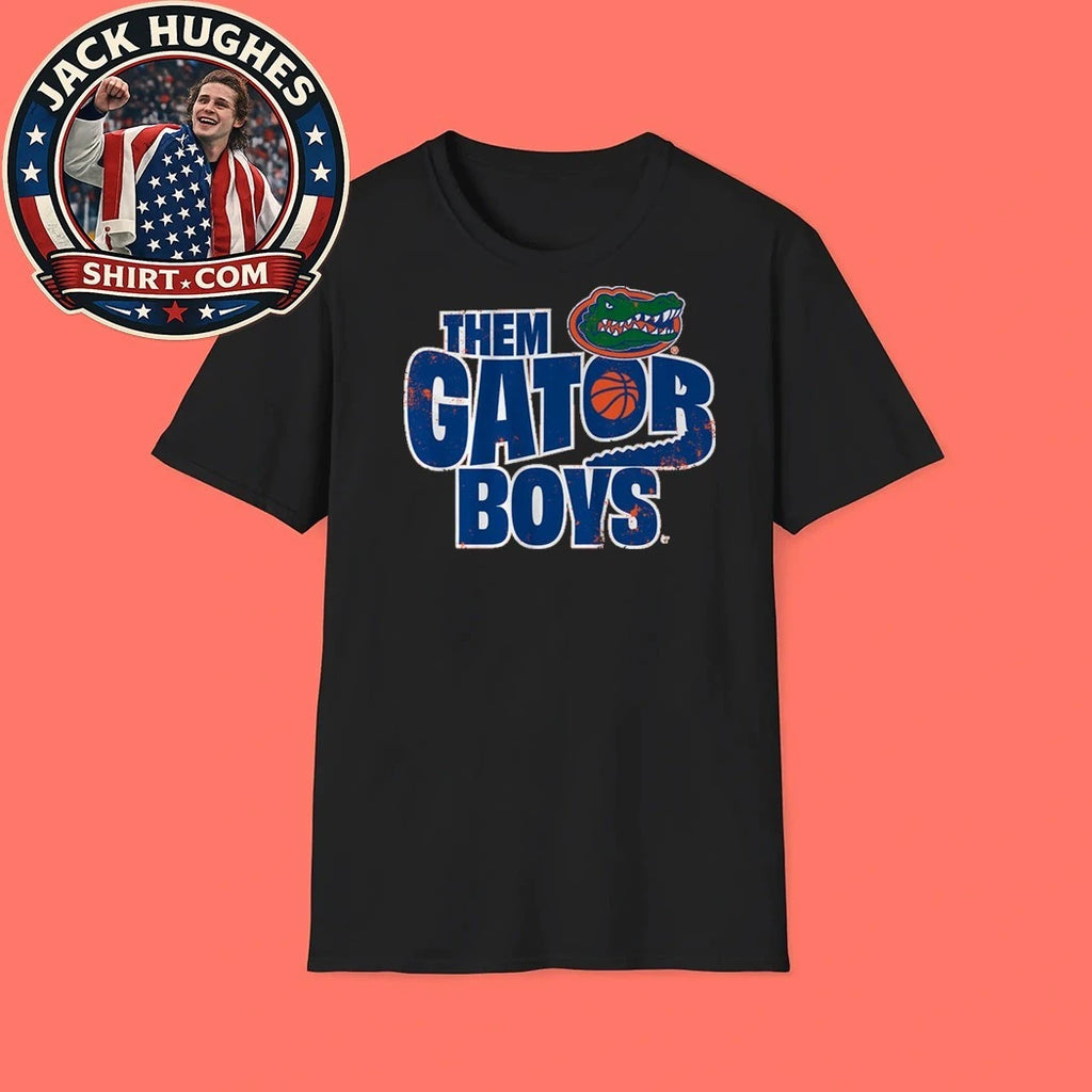 Florida Basketball Them Gator Boys 2026 Logo Graphic T-Shirt
