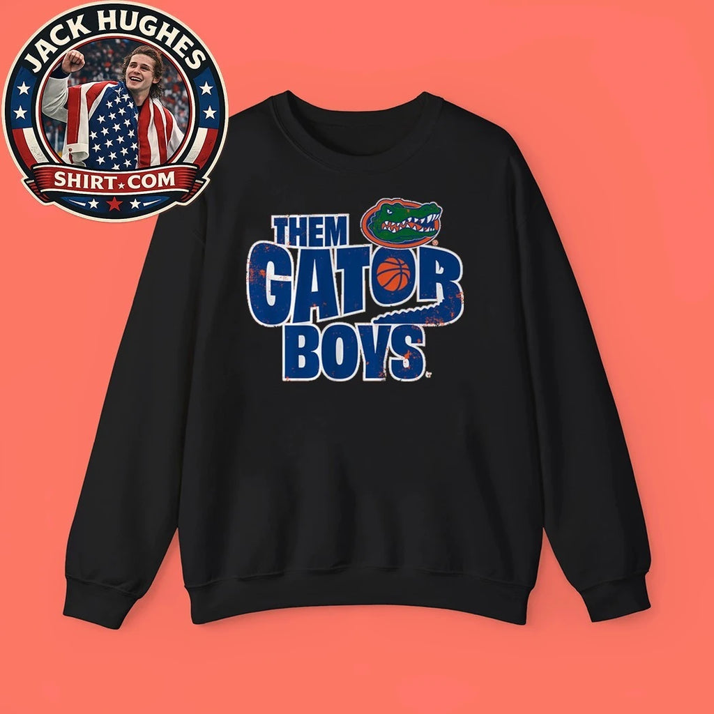 Florida Basketball Them Gator Boys 2026 Logo Graphic T-Shirt