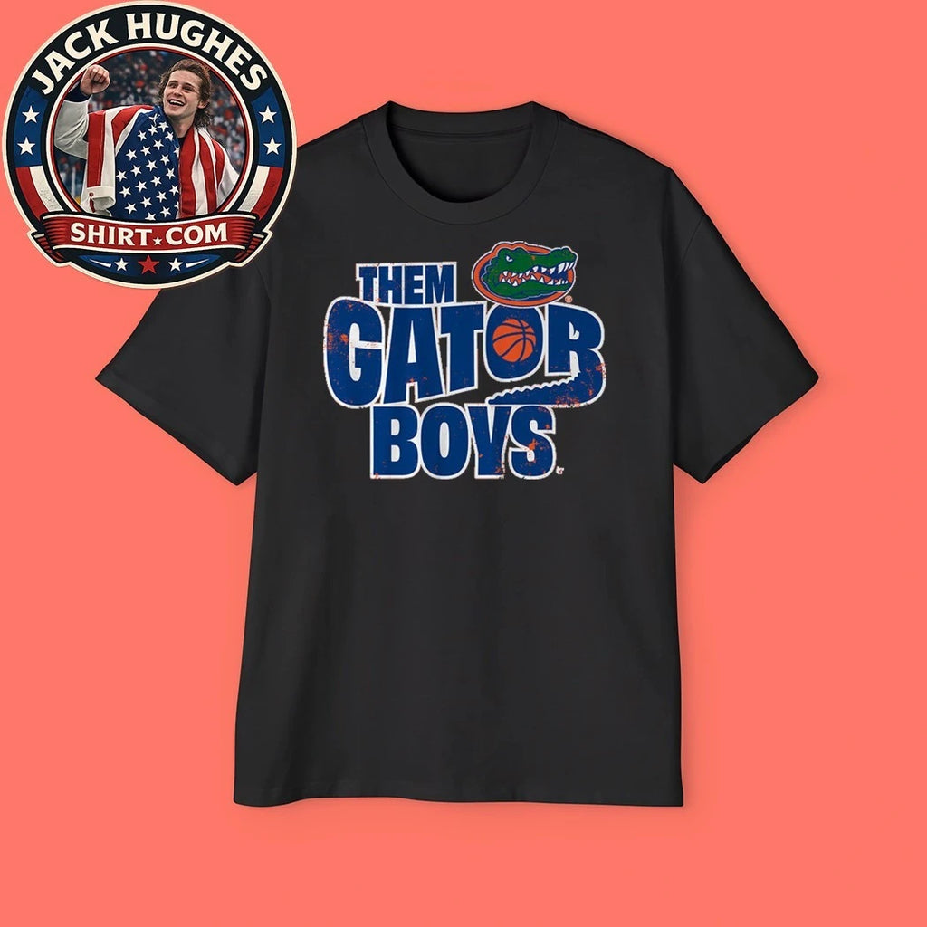 Florida Basketball Them Gator Boys 2026 Logo Graphic T-Shirt