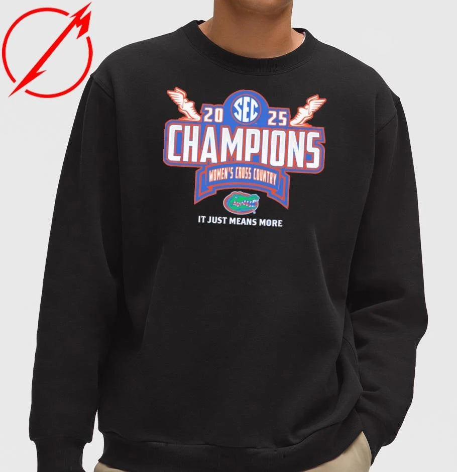 Florida Gators 2025 SEC Women’s Cross Country Conference Champions Locker Room T-Shirt