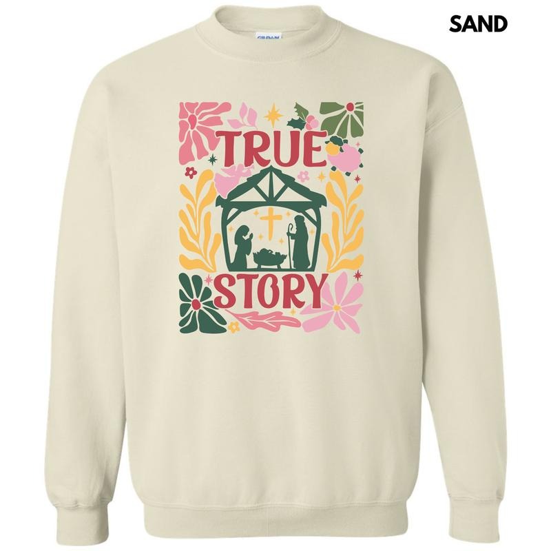 Flower Nativity True Story Sweatshirt 'NLB' T-Shirts, Hoodie | HypeCrazeTee.com