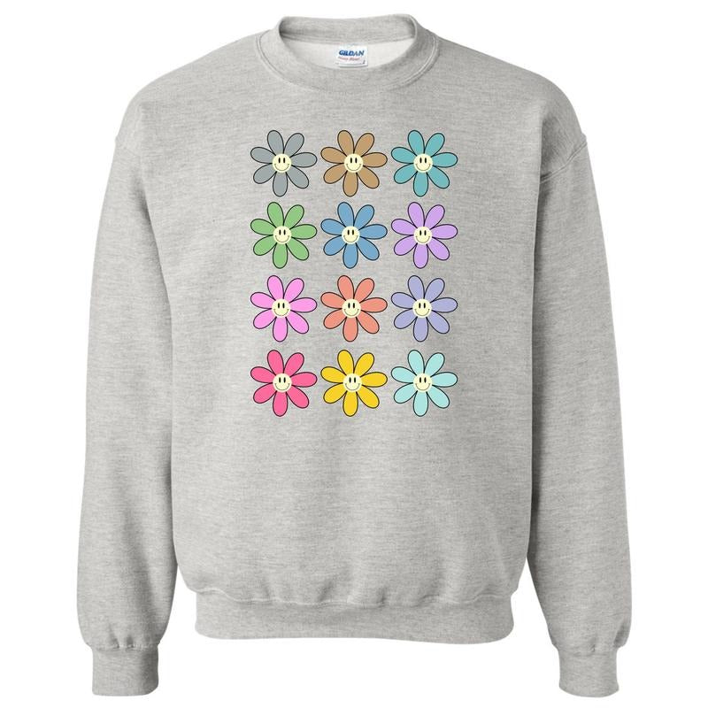 Flower Power Collage Sweatshirt 'NLB' T-Shirts, Hoodie | HypeCrazeTee.com