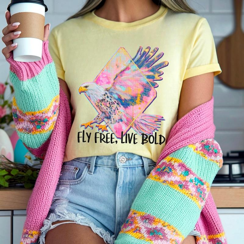 Fly Free DTF Transfers - THIS IS NOT A SHIRT Hoodie, Sweatshirt | HypeCrazeTee.com