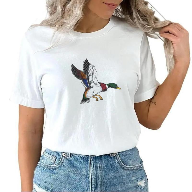 Flying Mallard Duck Unisex T-shirt Hunting Season 2025 Sweatshirt Hoodie Retro | HypeCrazeTee.com