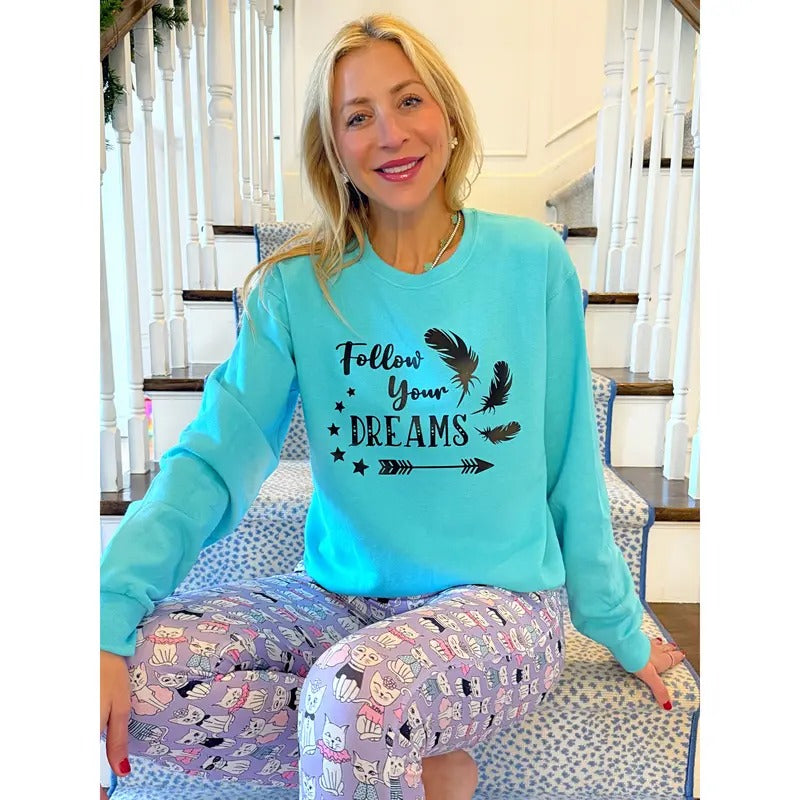 Follow Your Dreams Sweatshirt T-Shirts, Hoodie | HypeCrazeTee.com