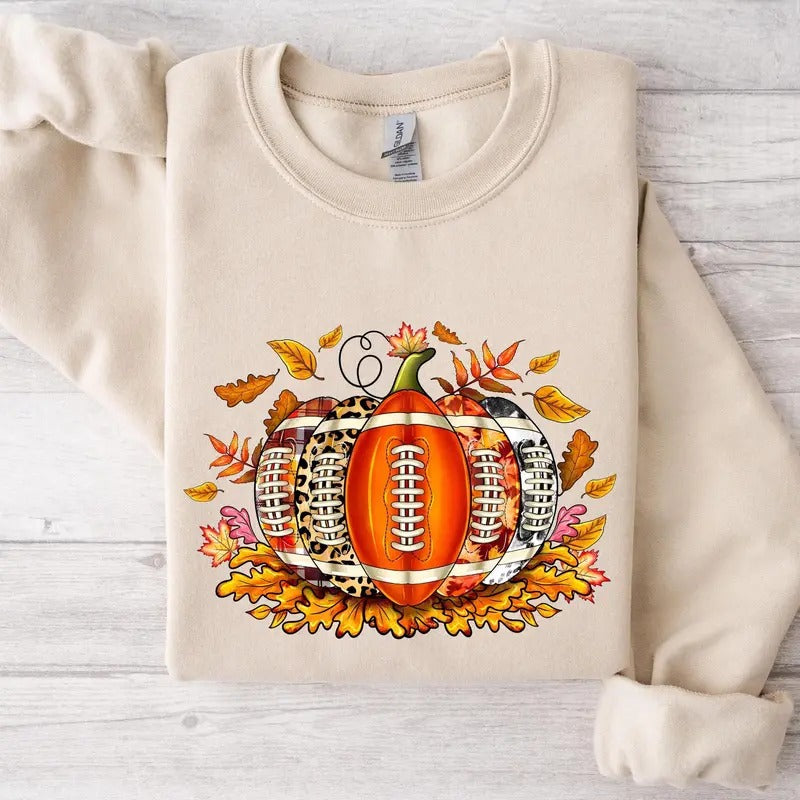 Football Season Turkey Sweatshirt for Men and Women, Loose Fit and Medium-Heavy Fabric T-Shirts, Hoodie | HypeCrazeTee.com