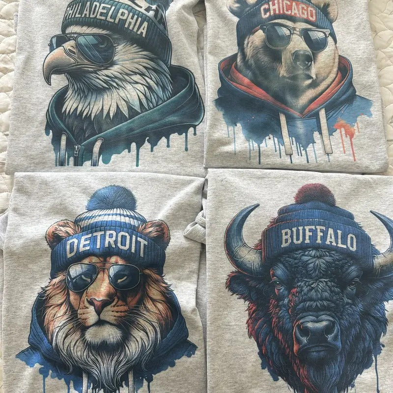 Football Spirit Animal T Shirt Graphic T Shirt Comfy Shirt Hoodie, Sweatshirt | HypeCrazeTee.com