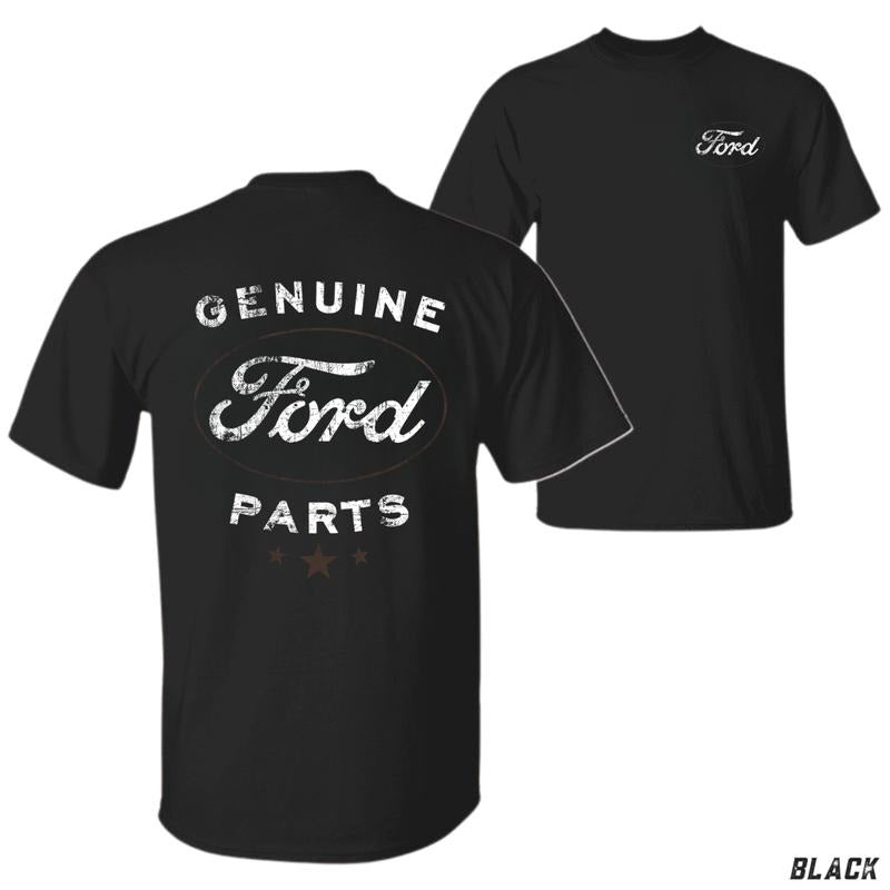 Ford Parts T-Shirt Classic Vintage-Inspired Graphic Tee for Auto Enthusiasts and Ford Fans - 100% Cotton, Rugged Look...