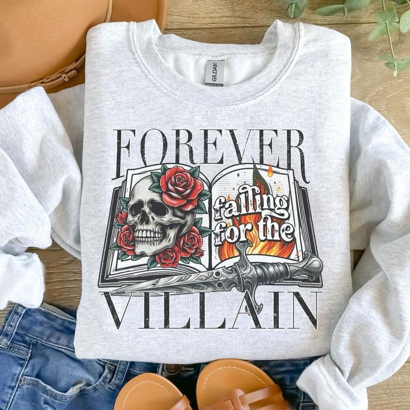 Forever Falling Villain Ash Grey Sublimation Sizing T-Shirts, Hoodie, Sweatshirt