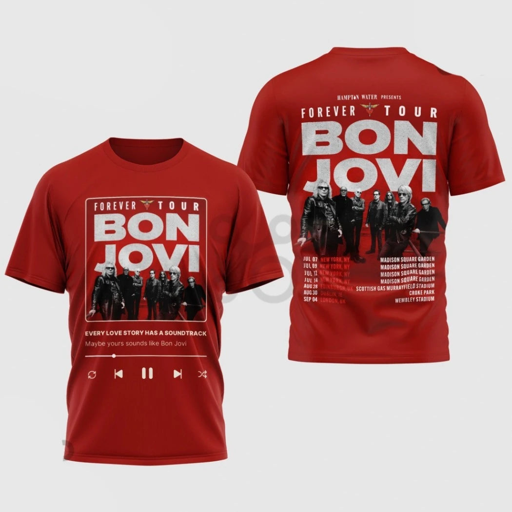 Forever Tour Bon Jovi Forever Tour Shirt