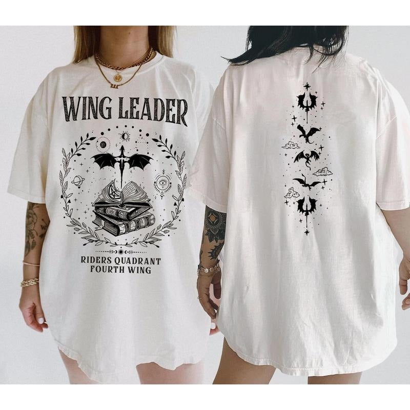 Fourth Wing Basgiath War College Shirt, Xaden Riorson Riders Quadrant Tee, Dragon Rider, Violet Sorrengail, Bookish...