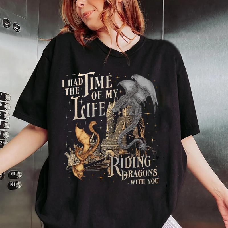 Fourth Wing Dragon Tairn Andarna Tee, I Had The Time Of My Life Shirt, Riding Dragons With You Sweatshirt, Basgiath War...