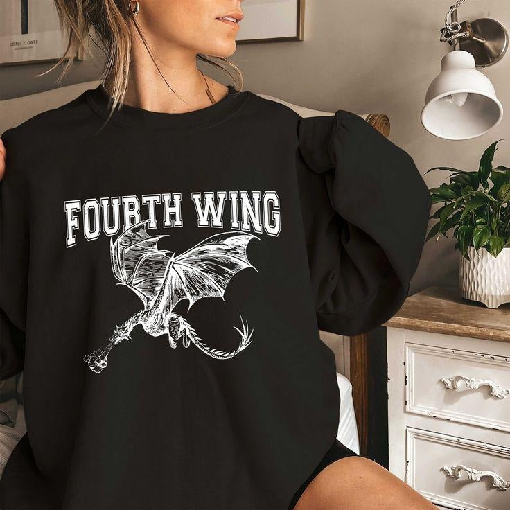 Fourth Wing Empyrean Series Sweatshirt, Rebecca Yarros Inspired Design T-Shirts, Hoodie | HypeCrazeTee.com