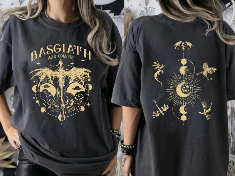 Fourth Wing Riders Quadrant T-Shirt, Violet Sorrengail Shirt, Basgiath War College Sweatshirt, Dragon Rider Fly Or Die...