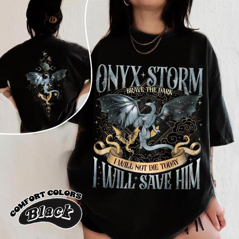 Fourth Wing Onyx Storm Dragon Rider Bookish Book Lover Violet Sorrengail Fantasy Book T-Shirts, Hoodie, Sweatshirt