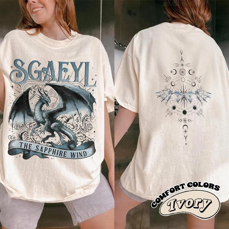 Fourth Wing Series T-Shirt | Onyx Storm | Dragon Rider | Bookish Tee Gift For Book Lover | Violet Sorrengail | Fantasy...