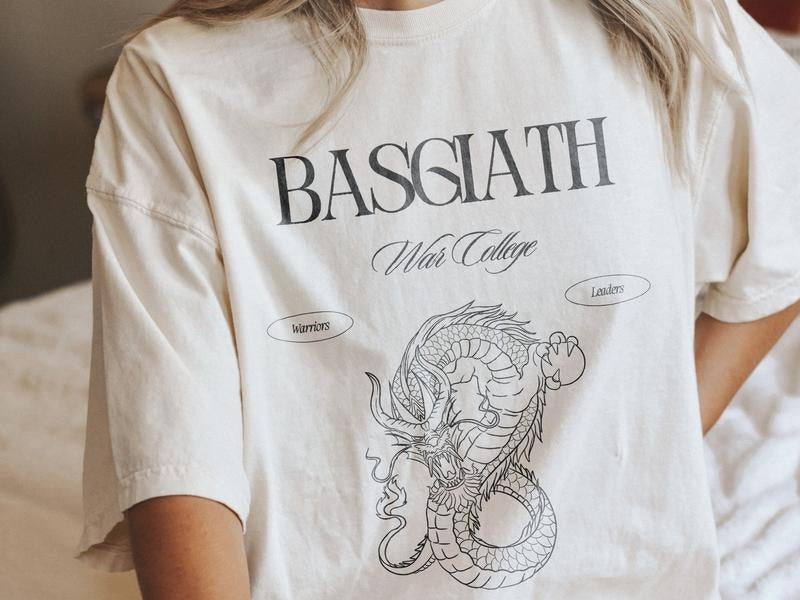 Fourth Wing Shirt Basgiath War College Rebecca Yarros Violet Sorrengail Xaden Riorson Booktok Merch Dark Romance Shirt...
