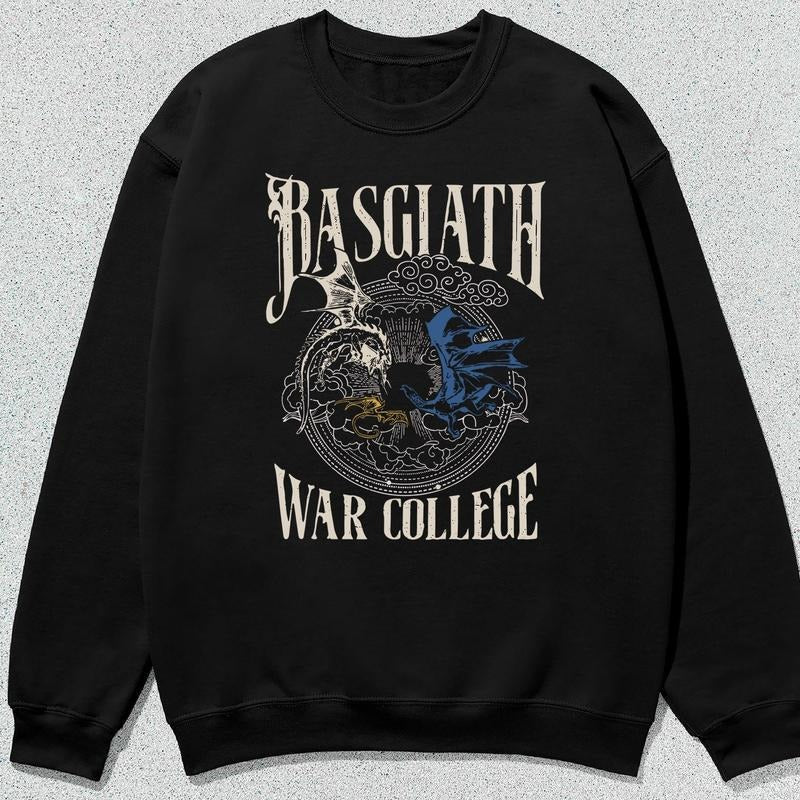 Fourth Wing Sweatshirt, Basgiath War College Sweater, Fourth Wing Shirt, Dragon Rider Shirt, Bookish Tee, The Empyrean...