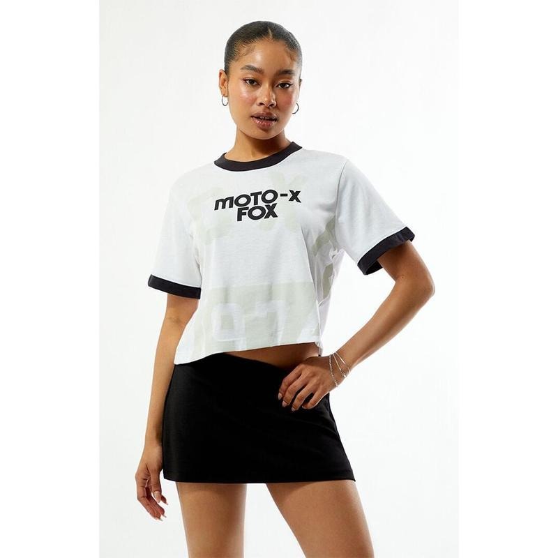 Fox Women's Circa 74 Ringer T-Shirt Hoodie, Sweatshirt | HypeCrazeTee.com