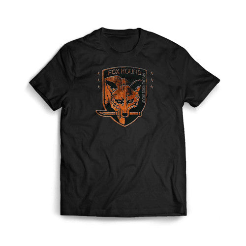 Fox Hound Emblem Anime Manga Mens T-Shirt Tee