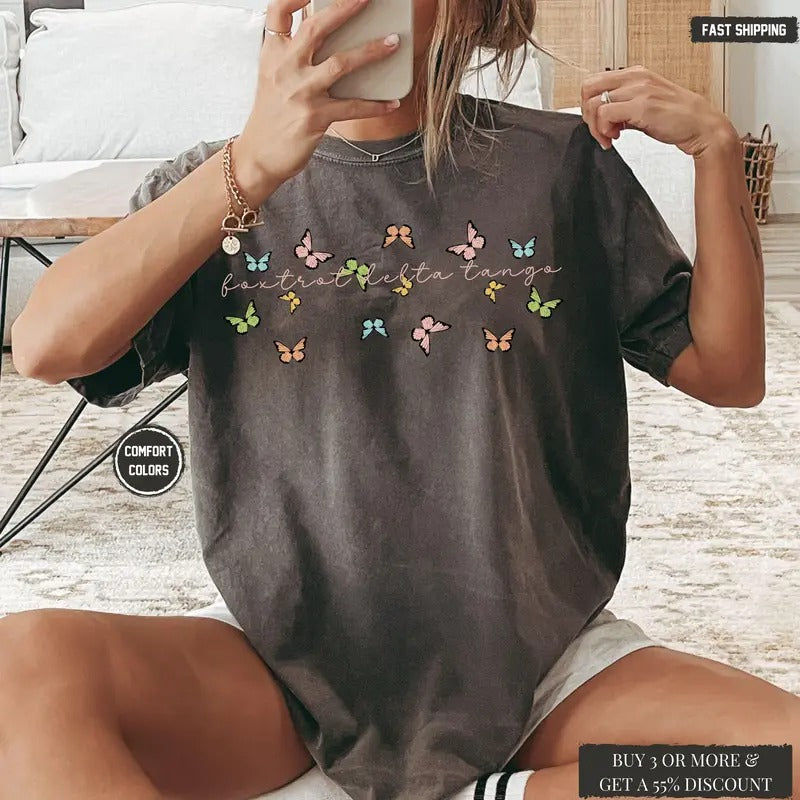 Foxtrot Delta Tango Shirt -  Against Fascism Shirt For Women - Trendy FDT TShirt