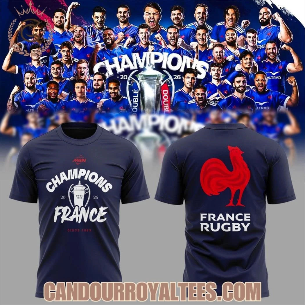 France Rugby Guinness Men’s Six Nations Champions Shirt
