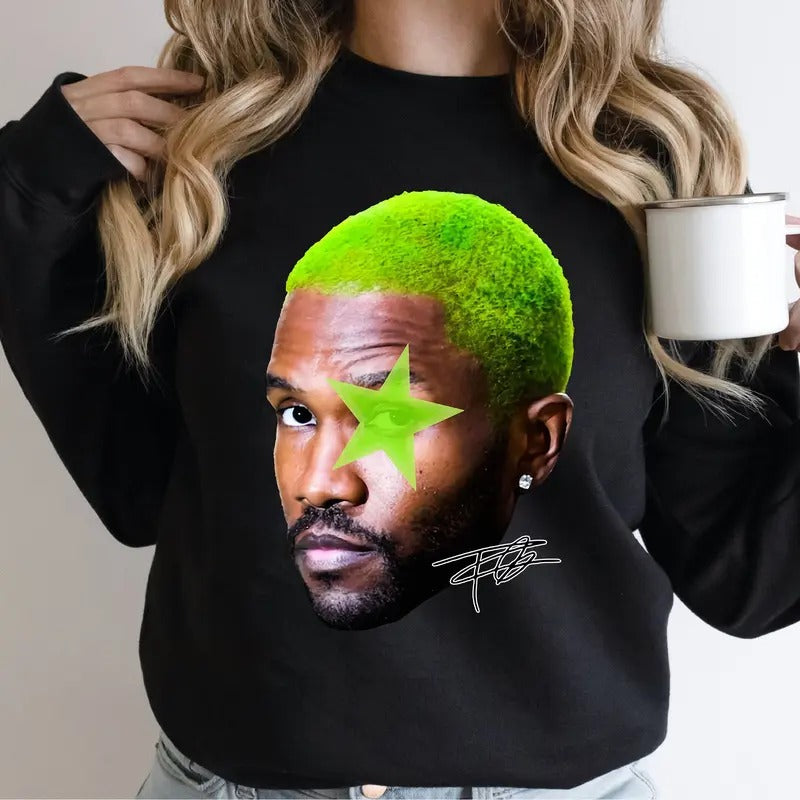 Frank Green Sweatshirt, Oversized Big Face Rap Graphic for Bold Fans T-Shirts, Hoodie | HypeCrazeTee.com