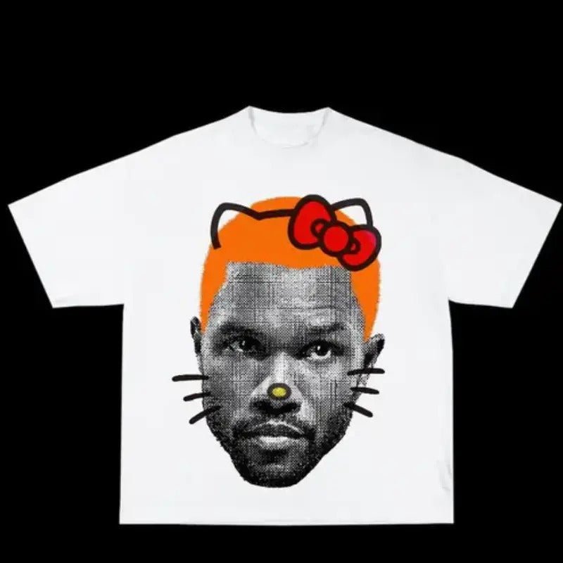 Frank Kitty Shirt Orange Hair Rap Tee Cotton Streetwear Hoodie, Sweatshirt | HypeCrazeTee.com