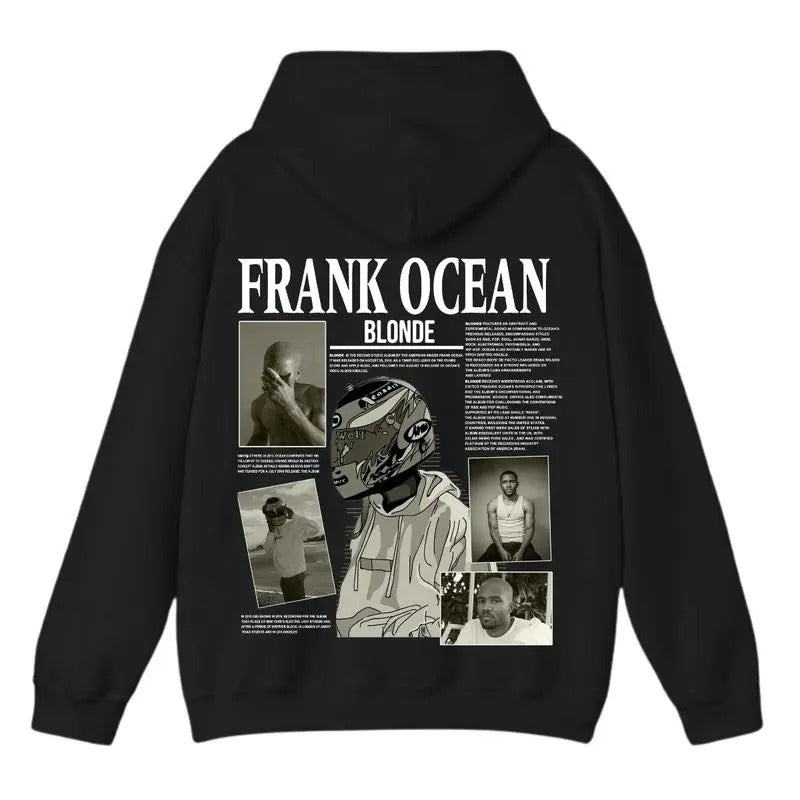 Frank Ocean BLOND Crewneck Sweatshirt T-shirt Hoodie, Y2k Style Menswear T-Shirt Underwear Cotton | HypeCrazeTee.com