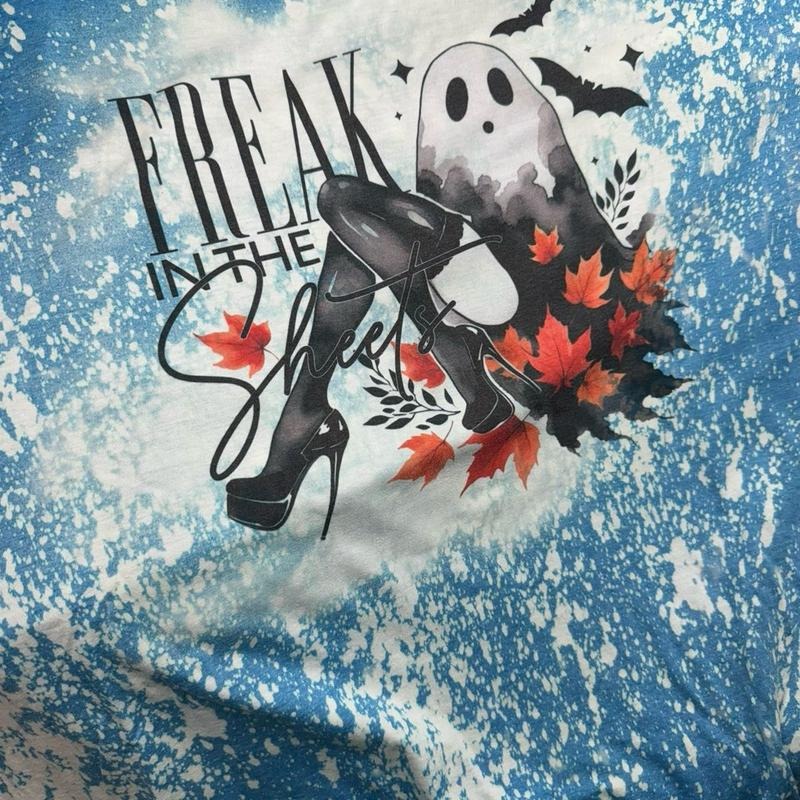 Freak In The Sheets T-Shirt Bleached - Gildan - Unisex - Berry Hoodie, Sweatshirt | HypeCrazeTee.com