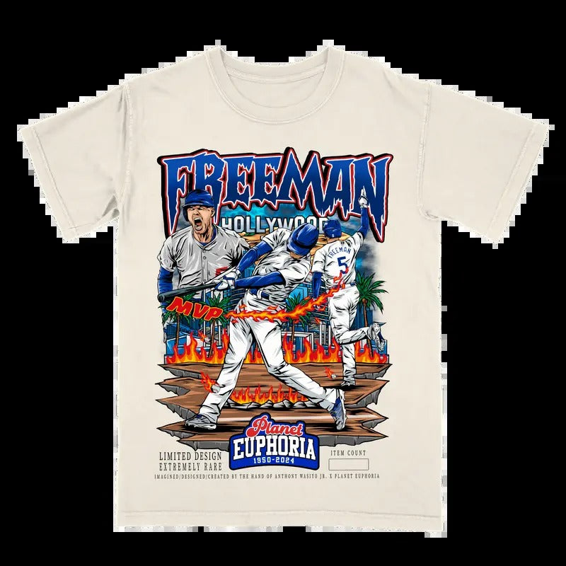 Freddie Freeman V2 Tee for Men - Vintage Tee Soft and Comfortable Shirt - Menswear - Graphic T-Shirt Hoodie, Sweatshirt