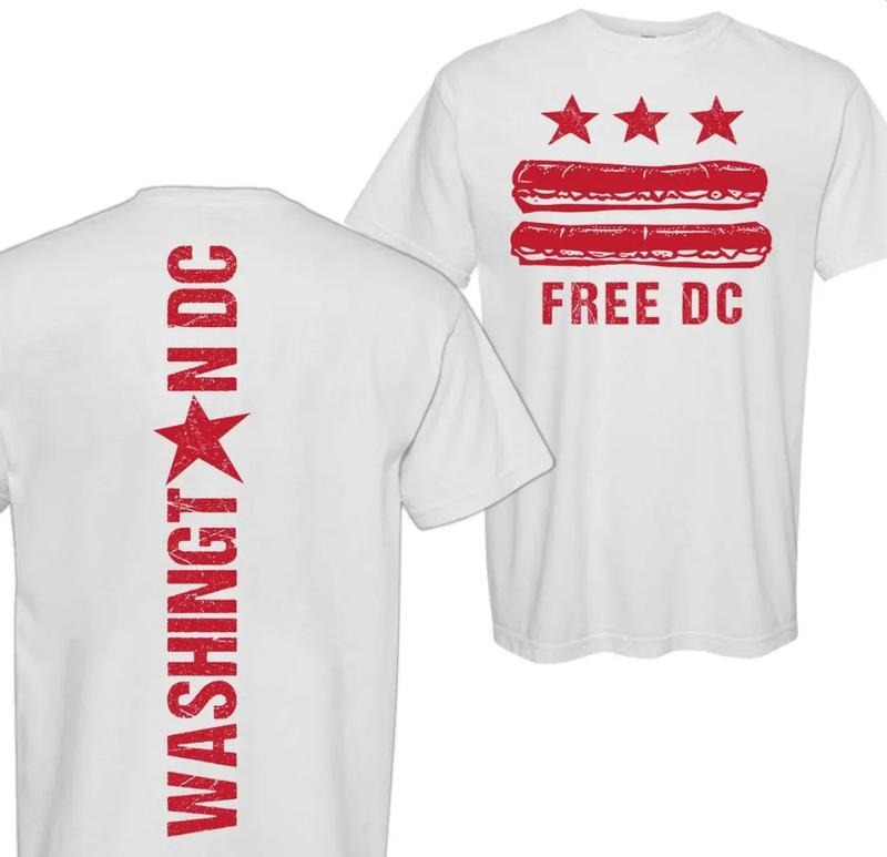 Free DC Sub Sandwich Shirt, Protest Movement Casual Streetwear Trendy Gift for Activists Hoodie, Sweatshirt