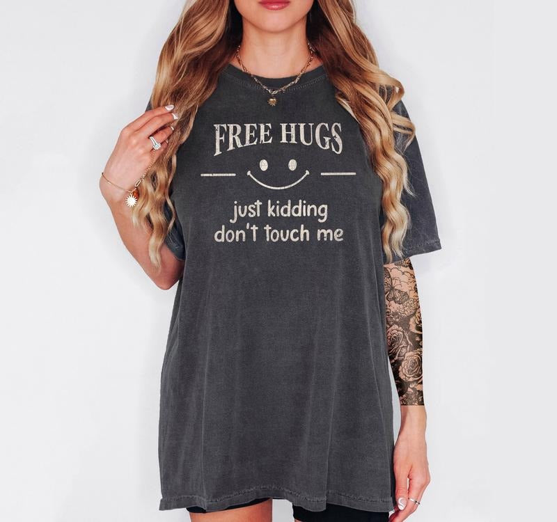 Free Hugs T-Shirt, Unisex T-Shirt, Funny Tee, Comfortable Shirt Hoodie, Sweatshirt | HypeCrazeTee.com