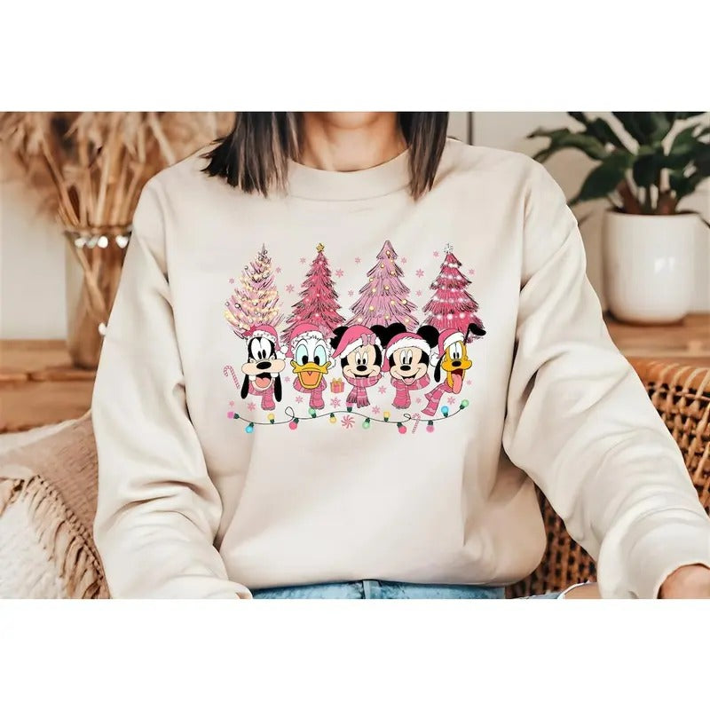 Friends Christmas T-Shirt Sweatshirt, Christmas Shirt, Walt World Christmas Shirt Hoodie | HypeCrazeTee.com