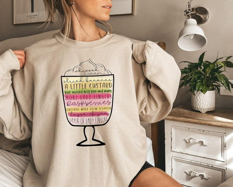 Friends English Trifle Sweatshirt, Friends Thanksgiving Sweatshirt, Rachel's Trifle Sweatshirt, Friendsgiving Sweatshirt,...